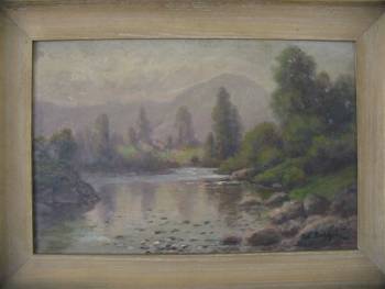 Sample artwork by Carl Christian Dahlgren (1841 - 1920), known for landscape and genre painter, illustrator - View similar artists and auction records