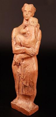 Sample artwork by Jozsef Somogyi (1916 - 1993), known for sculpture - View similar artists and auction records