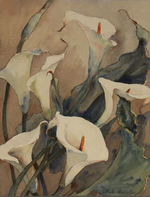 Calla Lillies by Paul Immel - Auction record, sale price, and art valuation. Compare with similar artists and explore comparable artworks.