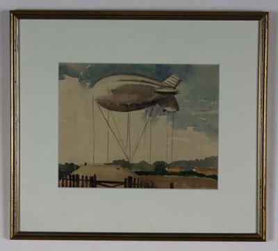 Depicts zepplin