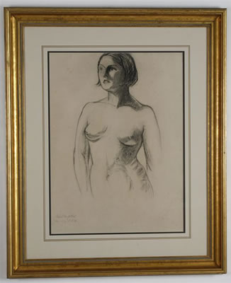 Nude study by Mabel Fairfax Smith Karl - Auction record, sale price, and art valuation. Compare with similar artists and explore comparable artworks.