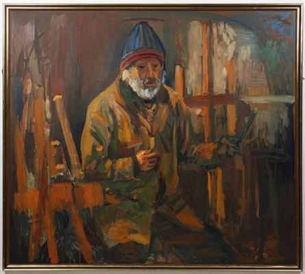 Portrait of Joe Reno: Self Portrait with Hat