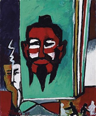 Sample artwork by Shou Zhao (1912 - 2003), known for painting - View similar artists and auction records