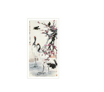 A PAIR OF CRANES