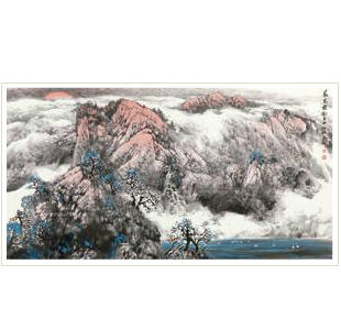 LANDSCAPE IN ROSY DAWN by Enzhao Shi - Auction record, sale price, and art valuation. Compare with similar artists and explore comparable artworks.
