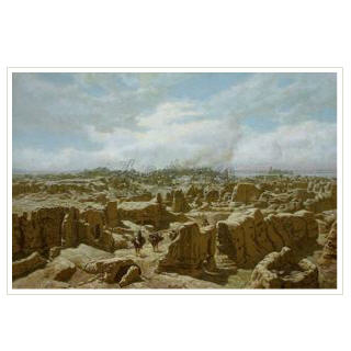 ANCIENT TOWN OF GAO CHANG by Muli Tang - Auction record, sale price, and art valuation. Compare with similar artists and explore comparable artworks.