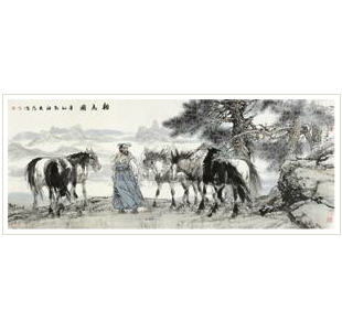 CHOOSING A SWIFT HORSE by DaWei Liu - Auction record, sale price, and art valuation. Compare with similar artists and explore comparable artworks.