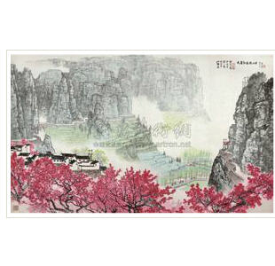 BLOSSOM IN THE MOUNTAIN VILLAGE