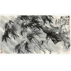 BAMBOO IN RAIN by Lichen Zhang - Auction record, sale price, and art valuation. Compare with similar artists and explore comparable artworks.