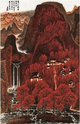 MOUNTAINS IN RED