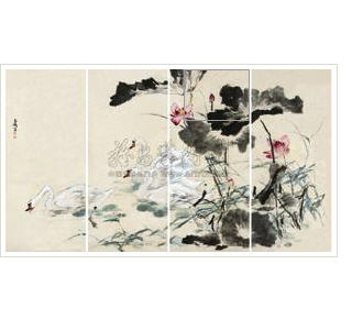Sample artwork by XueTao Wang (1903 - 1982), known for traditional chinese painting, especially bird-and-flower subjects in the xieyi (freehand) style - View similar artists and auction records