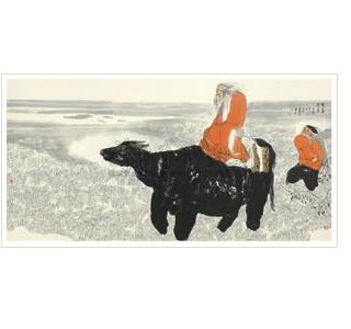 LAO TZU ON THE BACK OF AN OX