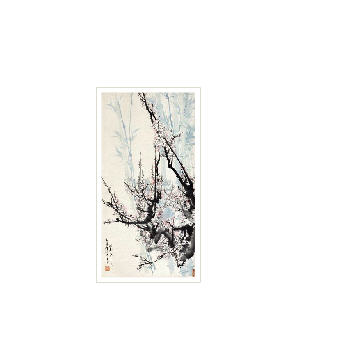 BAMBOOS AND PLUM BLOSSOMS hanging scroll by Xining Yu - Auction record, sale price, and art valuation. Compare with similar artists and explore comparable artworks.