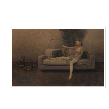 A GIRL IN SOFA