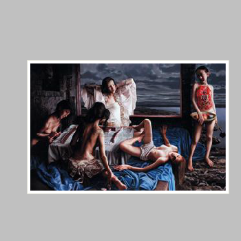 Sample artwork by Lui Liu (Born 1957), known for female nude, still life, surrealist painting - View similar artists and auction records