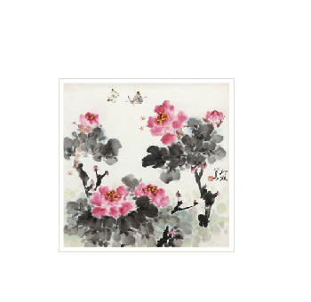 Sample artwork by Lang Xiao (1917 - 2010), known for scroll painting - View similar artists and auction records