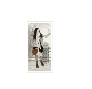 GIRL AND MICROBLOG