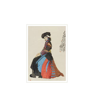 MINORITY GIRL hanging scroll