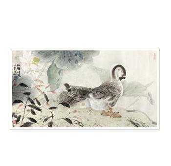 DUCK IN LOTUS POND by Xiaobin Xu - Auction record, sale price, and art valuation. Compare with similar artists and explore comparable artworks.