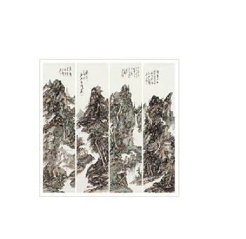 FOUR PIECES OF LANDSCAPE (4)