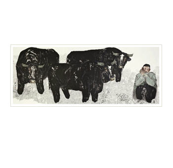 Sample artwork by Wu Yuan (Born 1959), known for painting - View similar artists and auction records