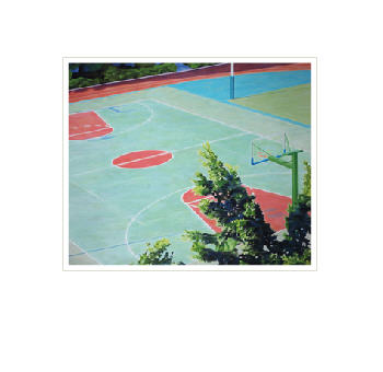 THE BASKETBALL COURT by Wang Qiang - Auction record, sale price, and art valuation. Compare with similar artists and explore comparable artworks.