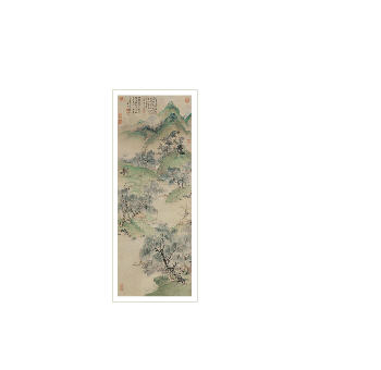 Landscape hanging scroll