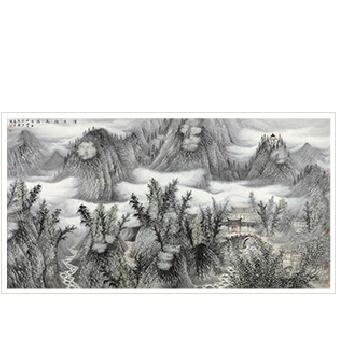 LANDSCAPE OF LAO SHAN by Xianguo Zeng - Auction record, sale price, and art valuation. Compare with similar artists and explore comparable artworks.