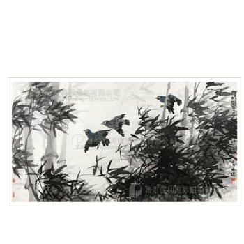Sample artwork by Wenxuan Tang (1925 - 2009), known for scroll painting - View similar artists and auction records