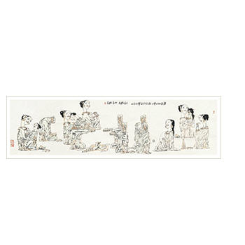 DRINKING WITH FRIEND by Xiaoyang Yang - Auction record, sale price, and art valuation. Compare with similar artists and explore comparable artworks.