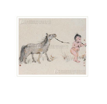 HOLD MY HORSE by Qinghe Liu - Auction record, sale price, and art valuation. Compare with similar artists and explore comparable artworks.