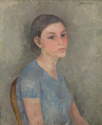 PORTRAIT DE JEUNE FILLE by Therese Debains - Auction record, sale price, and art valuation. Compare with similar artists and explore comparable artworks.