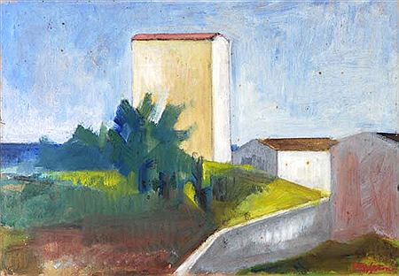 Sample artwork by Dino Caponi (1920 - 2000), known for painting - View similar artists and auction records