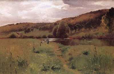 Springtime on the Thames, England by Ernest Parton - Auction record, sale price, and art valuation. Compare with similar artists and explore comparable artworks.