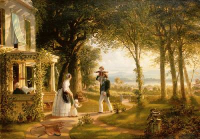 House on the Hudson, 1852