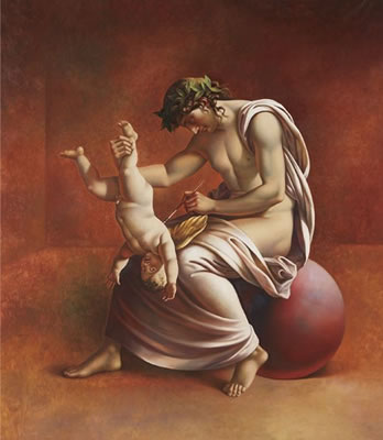 Il pittore mancino (The left handed painter), 1982