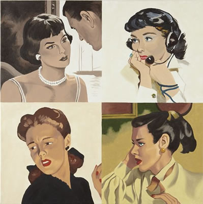 Women & Worried, Sad (Self-Portrait) II, 2000