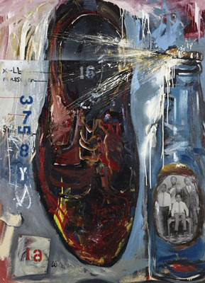 Don't Shake My Drink, 2002 by George Afedzi Hughes - Auction record, sale price, and art valuation. Compare with similar artists and explore comparable artworks.