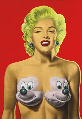 Large Marilyn Red Peach, 2009