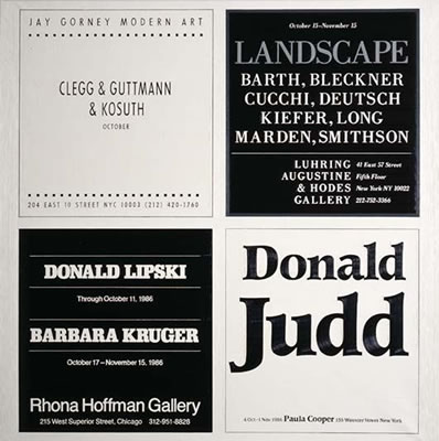 Clegg and Guttman & Kosuth, October 1986, 1987