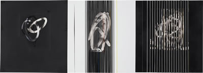 Composición con cabezas sobre negro, tríptico (Composition with Heads on Black, triptych) by Roberto Cortazar - Auction record, sale price, and art valuation. Compare with similar artists and explore comparable artworks.