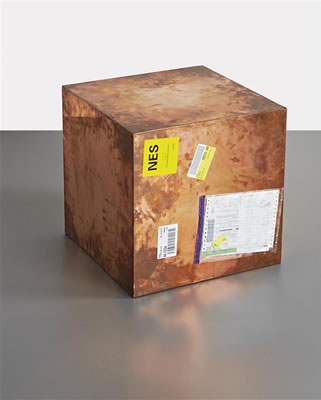 20-inch Copper (FedEx® Large Kraft Box ©2005 FEDEX 330508), International Priority, Los Angeles-London trk#862012042283, December 8, 2001