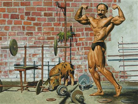 Sample artwork by Frankiln Alvarez (Born 1971), known for painting - View similar artists and auction records