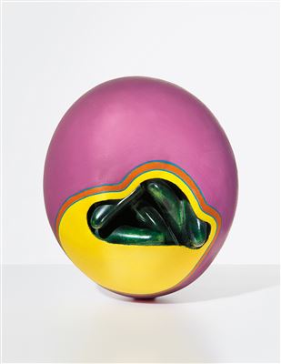 Pink Egg, 1964 by Kenneth Price - Auction record, sale price, and art valuation. Compare with similar artists and explore comparable artworks.