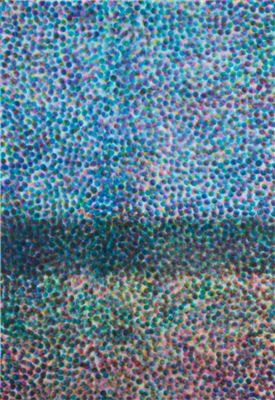 Inkjet painting #11 (8 color ink), 2013