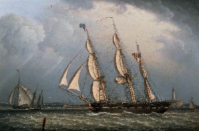 The Bark, Marblehead Coming Into Port