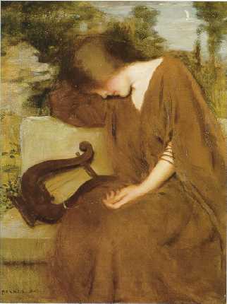 Woman with a Harp