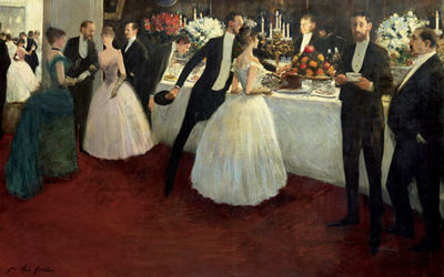 LE BUFFET by Jean-Louis Forain - Auction record, sale price, and art valuation. Compare with similar artists and explore comparable artworks.
