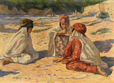 JEUNES FILLES JOUANT AUX BILLES by Marguerite Henriette Tedeschi - Auction record, sale price, and art valuation. Compare with similar artists and explore comparable artworks.