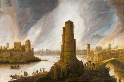 L'incendie d'une ville